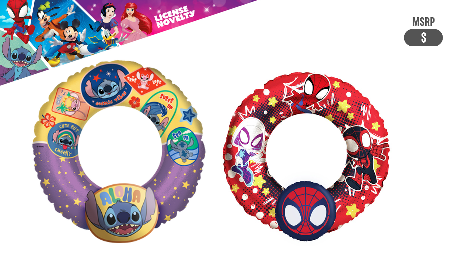 Disney 3D Swim Ring, Stitch