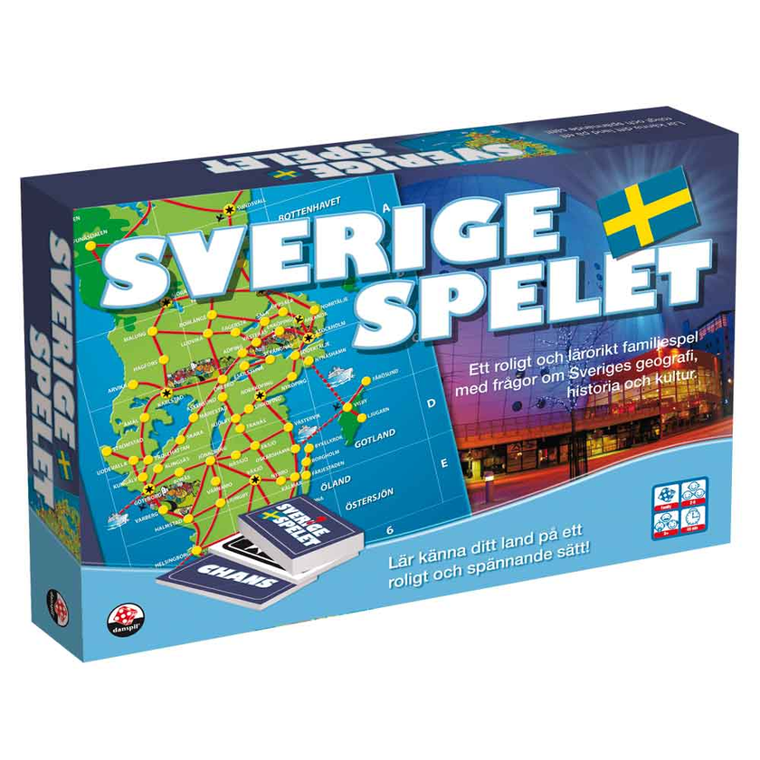Sverige Spelet - Familjespel om Sveriges geografi
