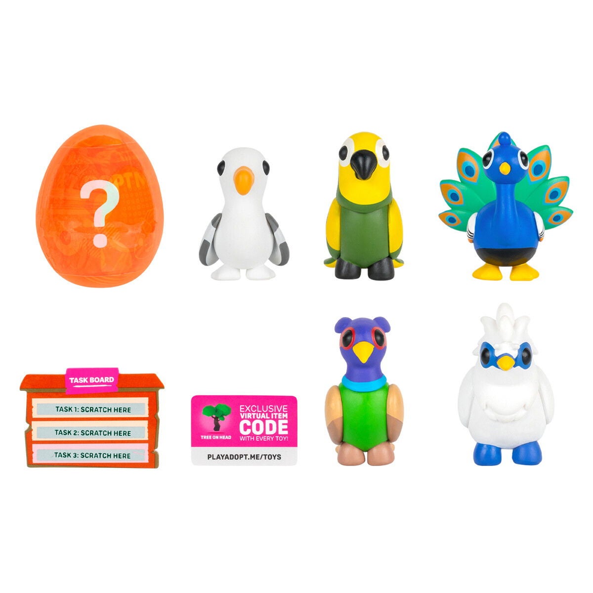 Adopt Me, 6 Figure Pack, Feathered Friends
