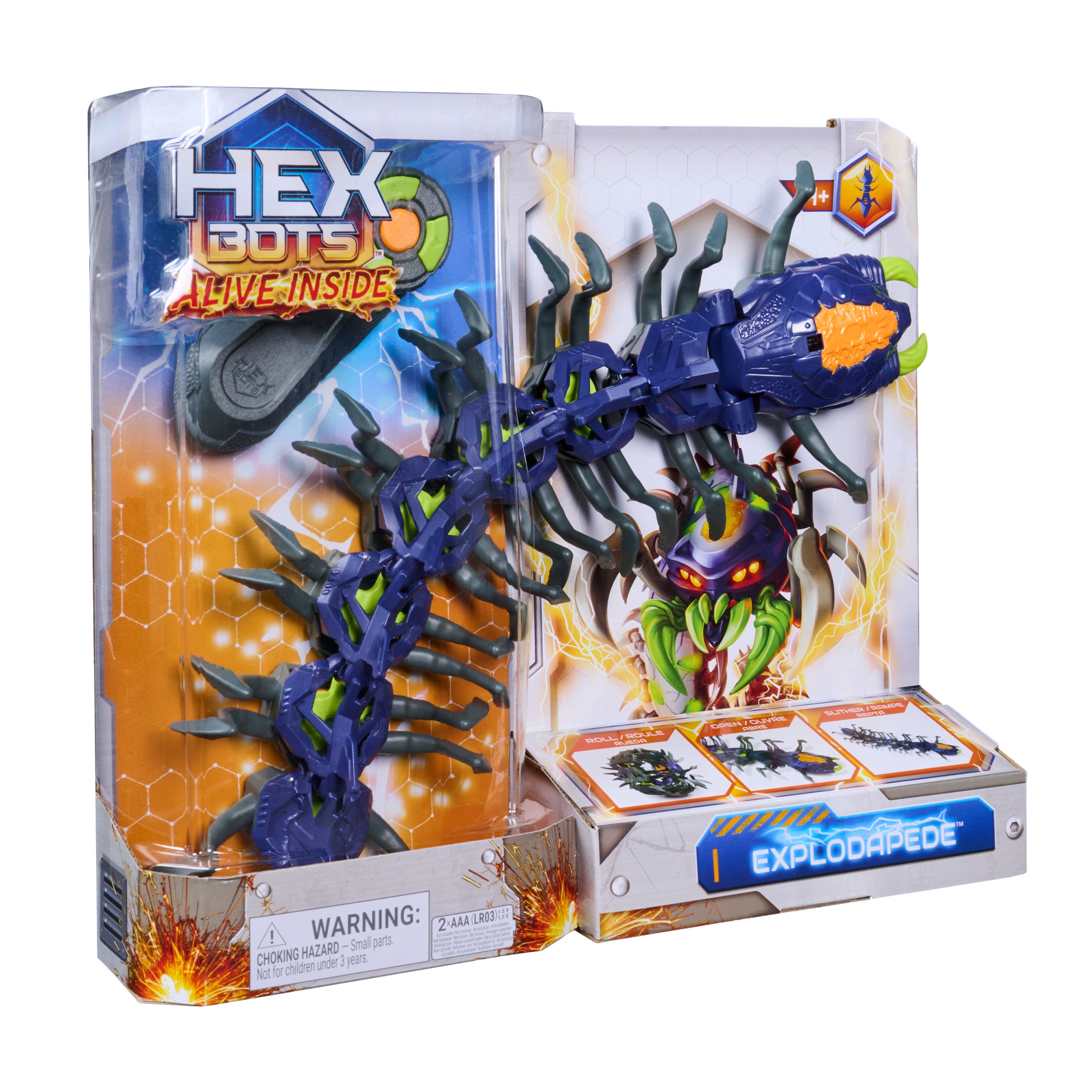 Hex Bots Exploding Centipede Fjärrstyrd