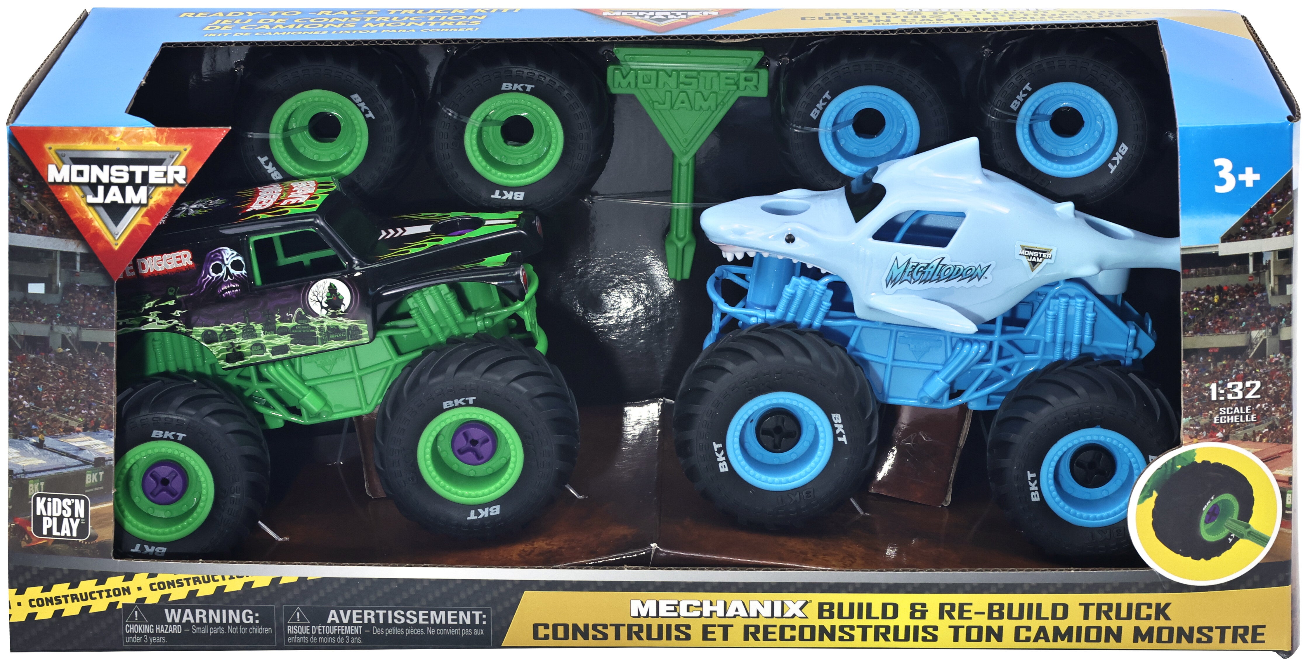 Monster Jam Mechanix byggbara biliar