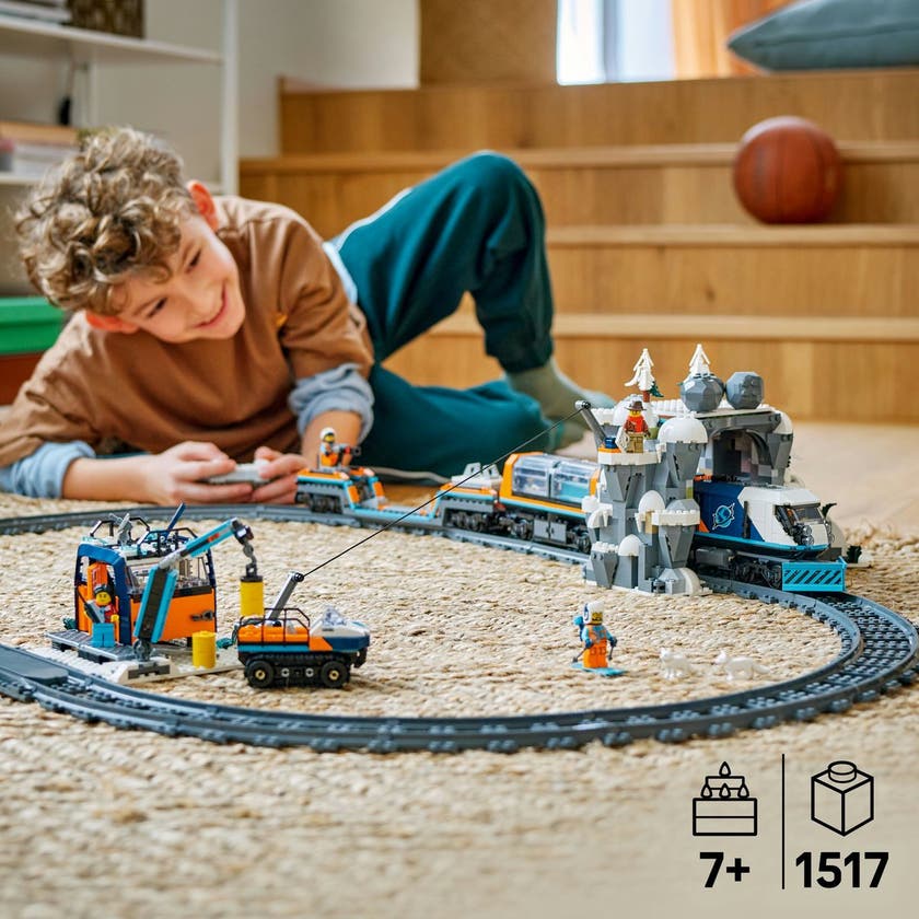 LEGO City 60470, Polarutforskarnas arktiska expresståg