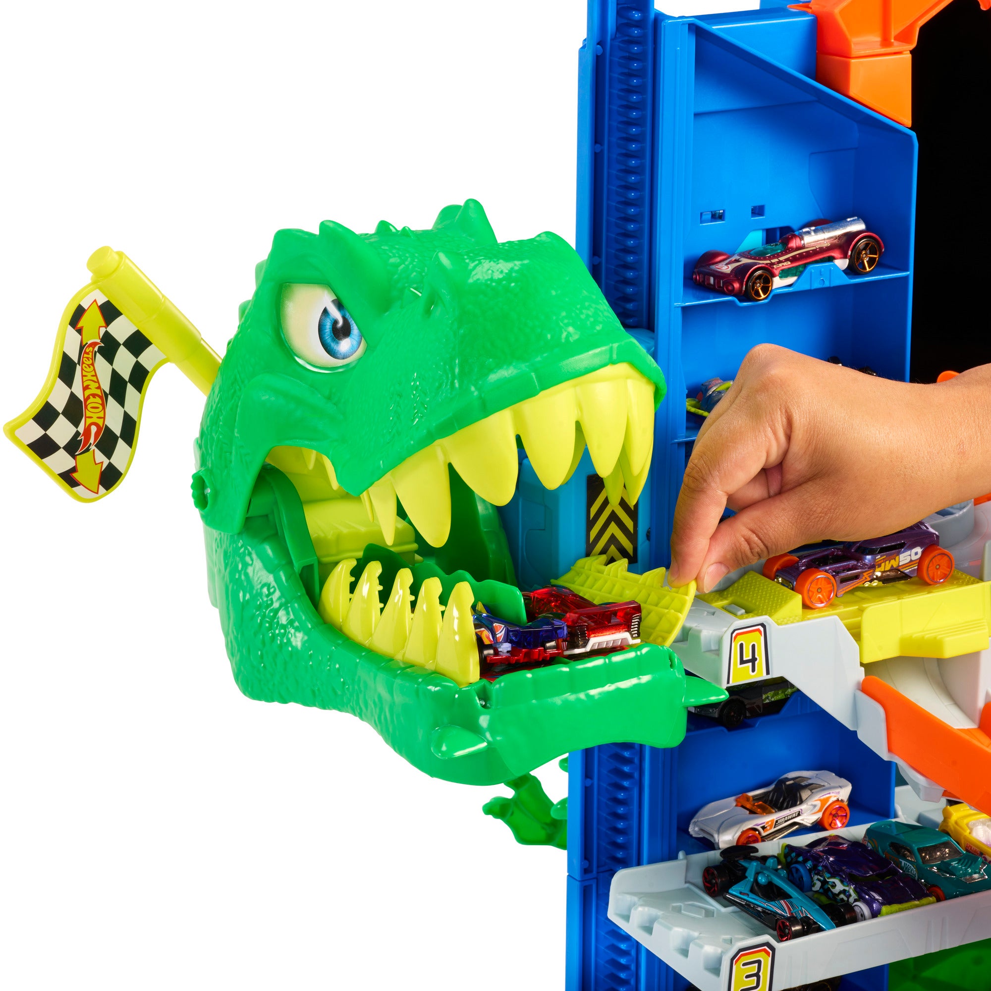 Hot Wheels City Ultimate T-Rex Garage