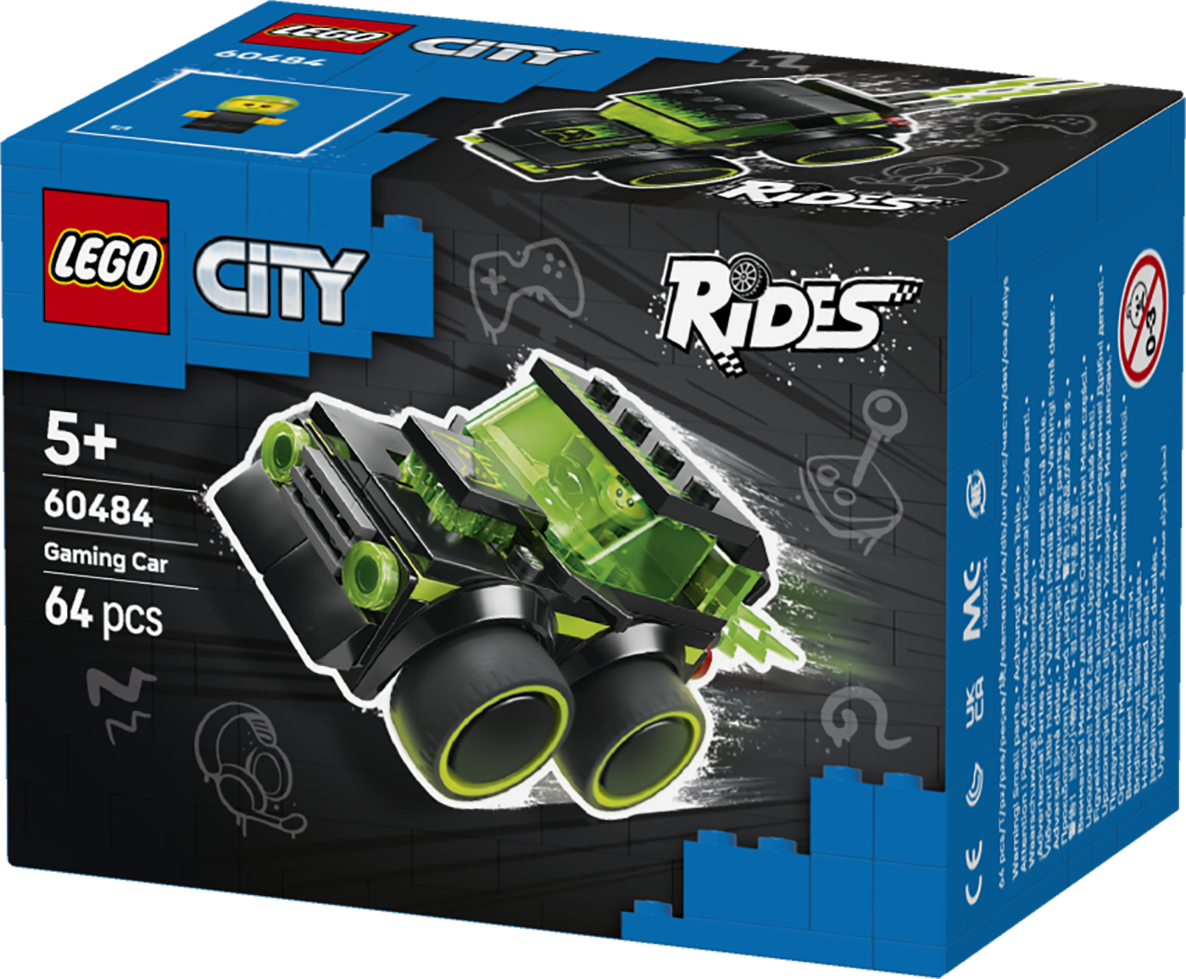 LEGO® City Fordon – spelracerbil – Modellbilsset 60484