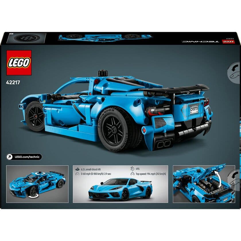 LEGO Technic 42217, Chevrolet Corvette Stingray – blå