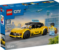 LEGO® City Gul taxi – Modellbilsset med 2 minifigurer 60487