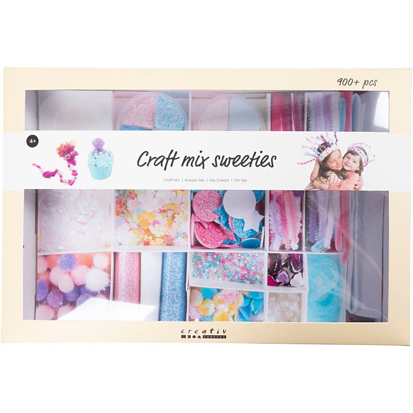 Kreativ ask, Pastellfärger, Sweeties, 1-pack