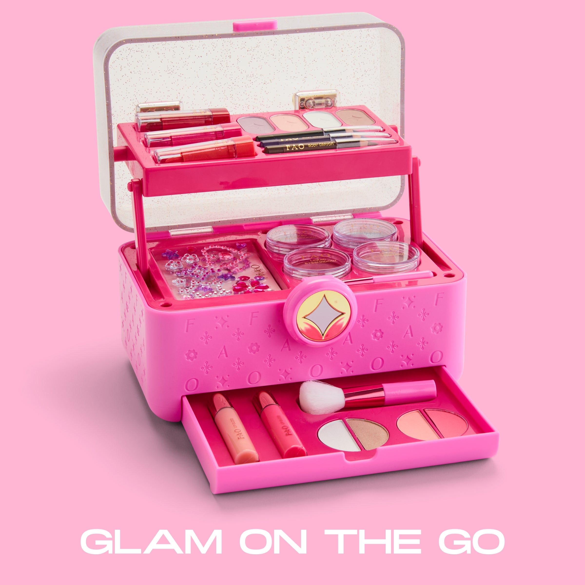 FAO SCHWARZ Makeup Caddy 27-delat sminkset