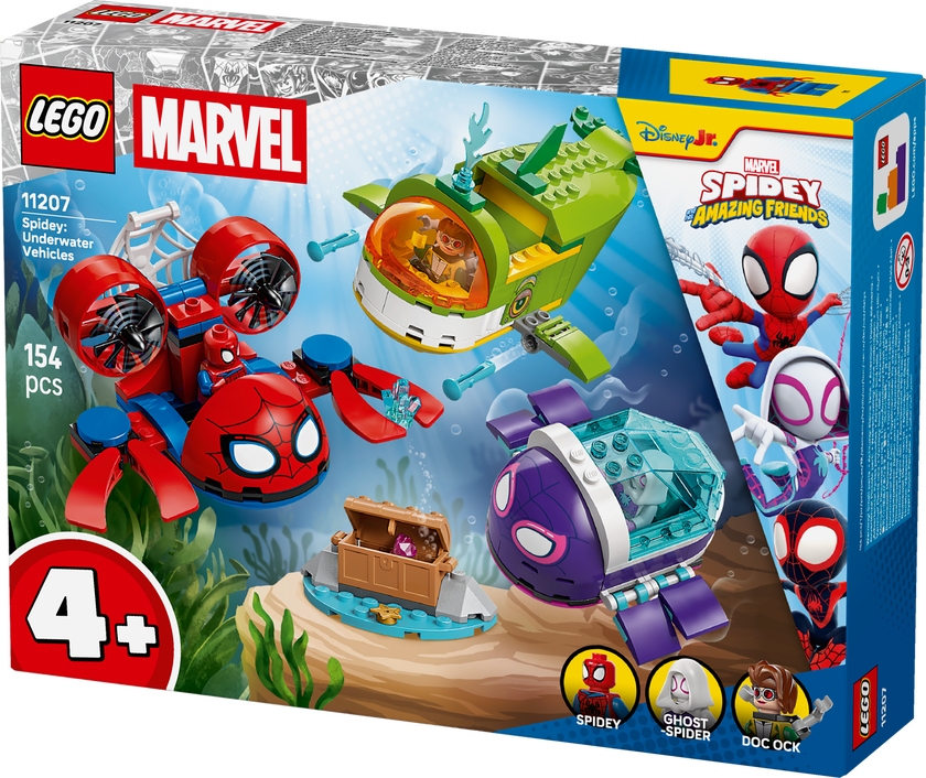 LEGO® | Marvel Spidey And His Amazing Friends Spidey: undervattensfarkoster 11207