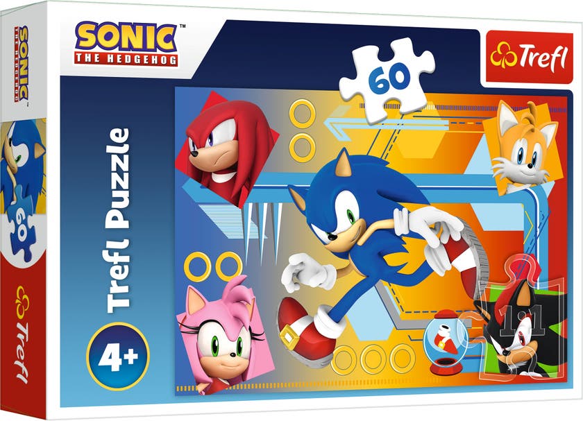 Trefl Sonic The Hedgehog pussel 60 bitar