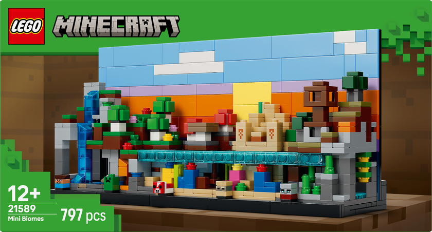 LEGO® Minecraft® Minilandskap Byggset med spelkonst 21589