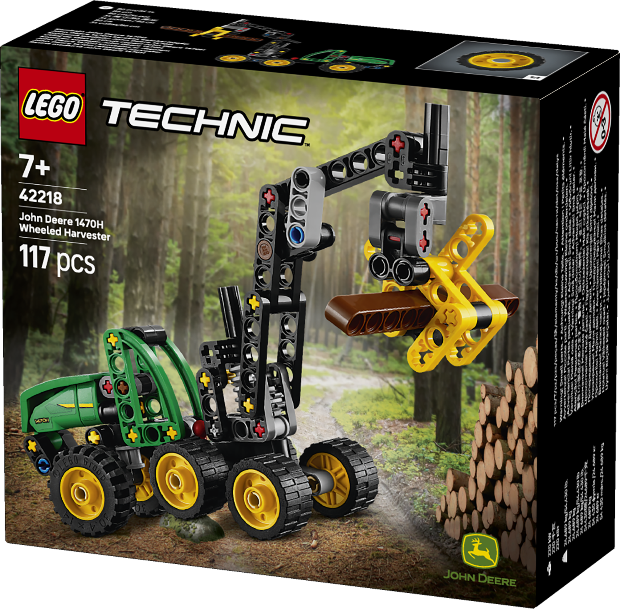 LEGO® Technic John Deere 1470H skogsmaskin 42218