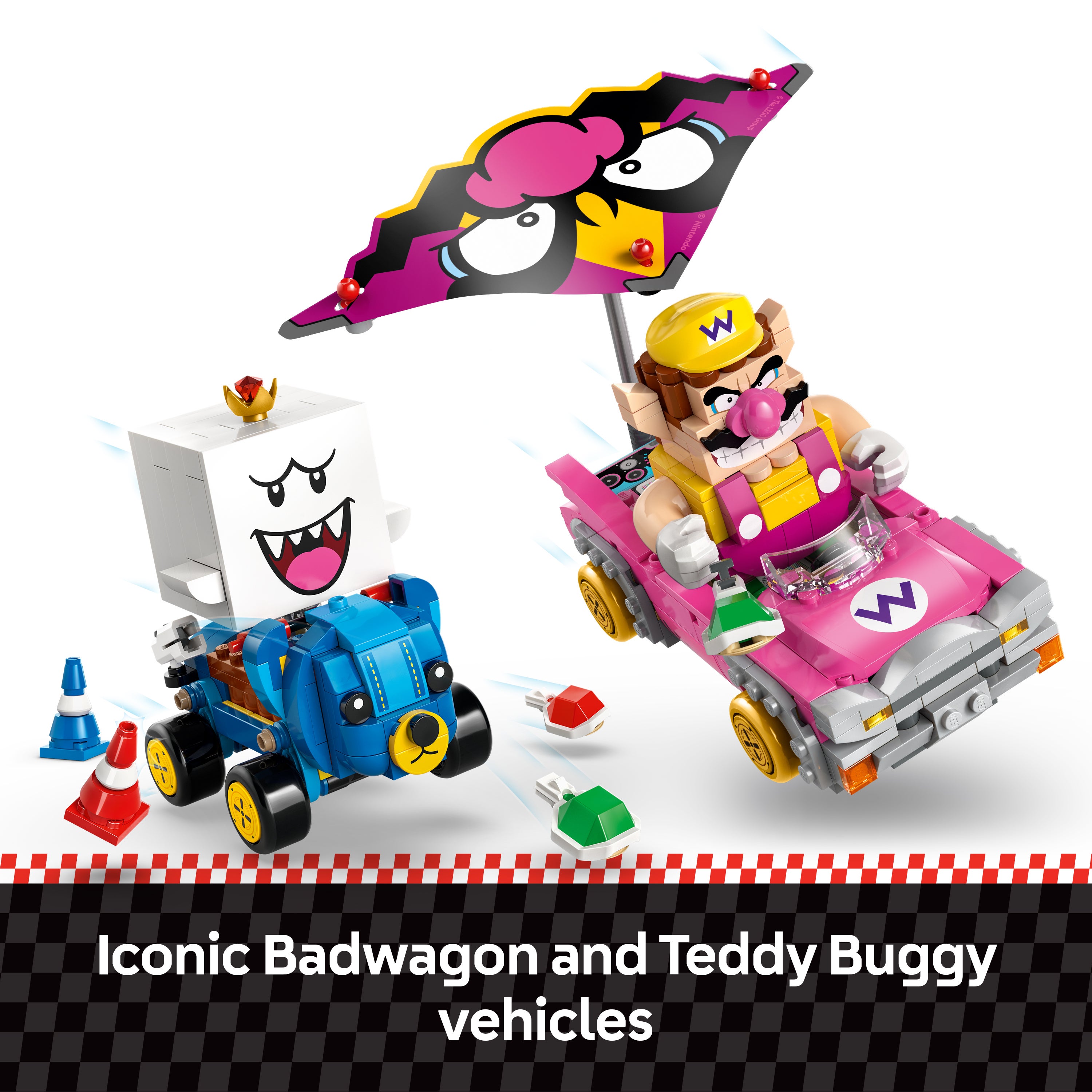 LEGO Super Mario 72038, Mario Kart™ – Wario & King Boo