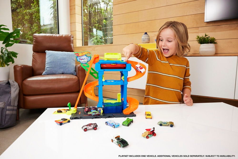 Hot Wheels, City Tunnel Twist Car Wash