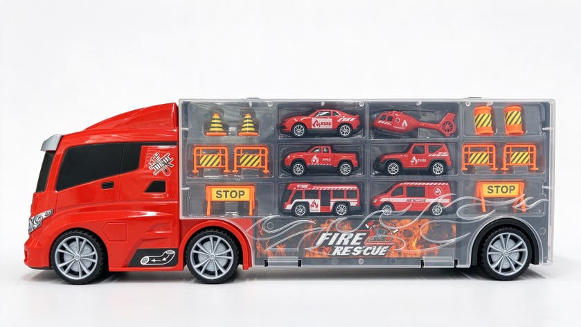 Rapid Speed - Truck med brandfordon & tilbehör