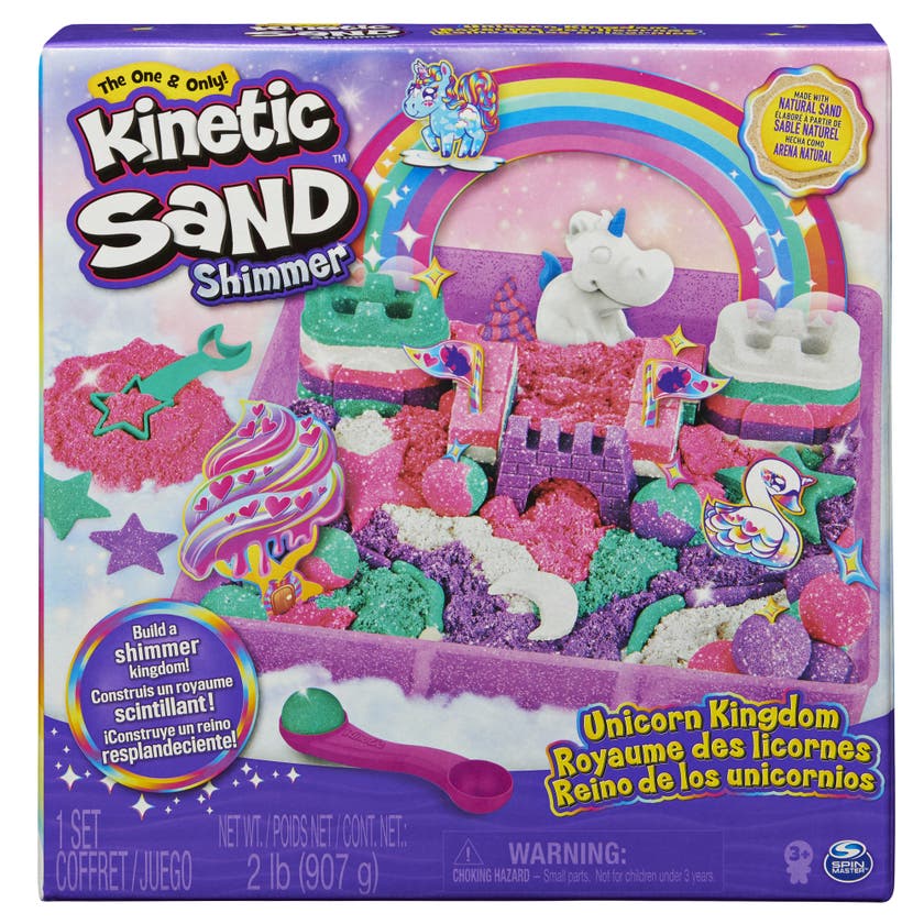 Kinetic Sand Regnbåge Enhörningsset