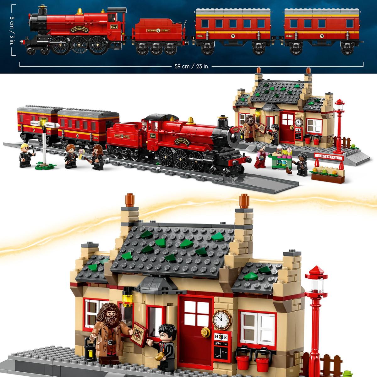 LEGO Harry Potter 76423, Hogwartsexpressen & Hogsmeade™ station
