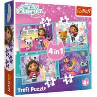 Trefl 4-i-1 Pussel Gabby's Dollhouse