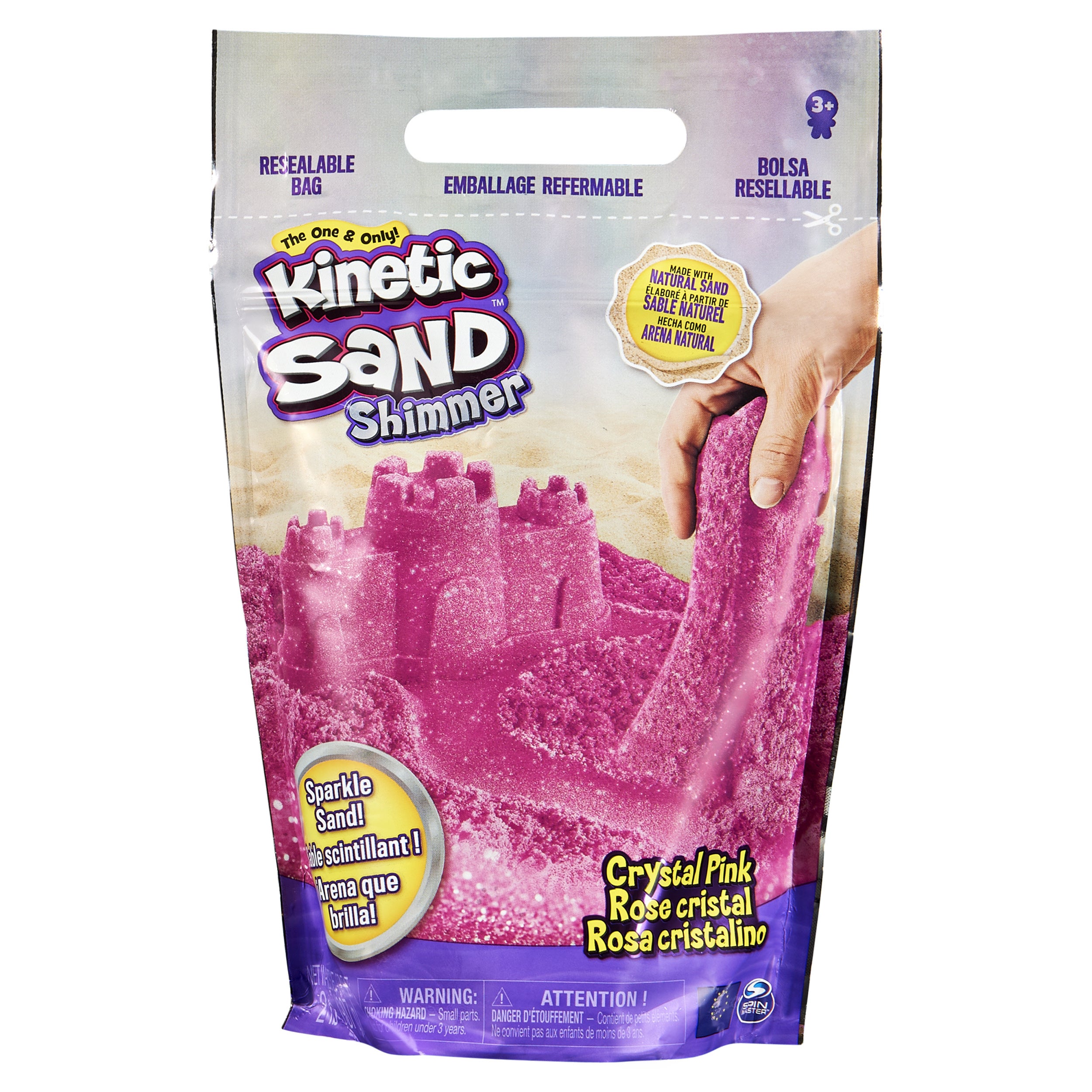 Kinetic Sand, Glitter Sand Rosa