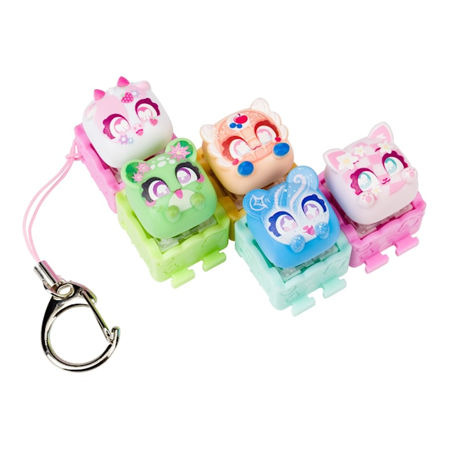 Clickeez Klickbar Fidget-Nyckelring 5 Figurer