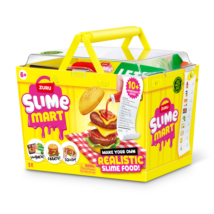 Slime Mart Small Shopping Basket Fast Food