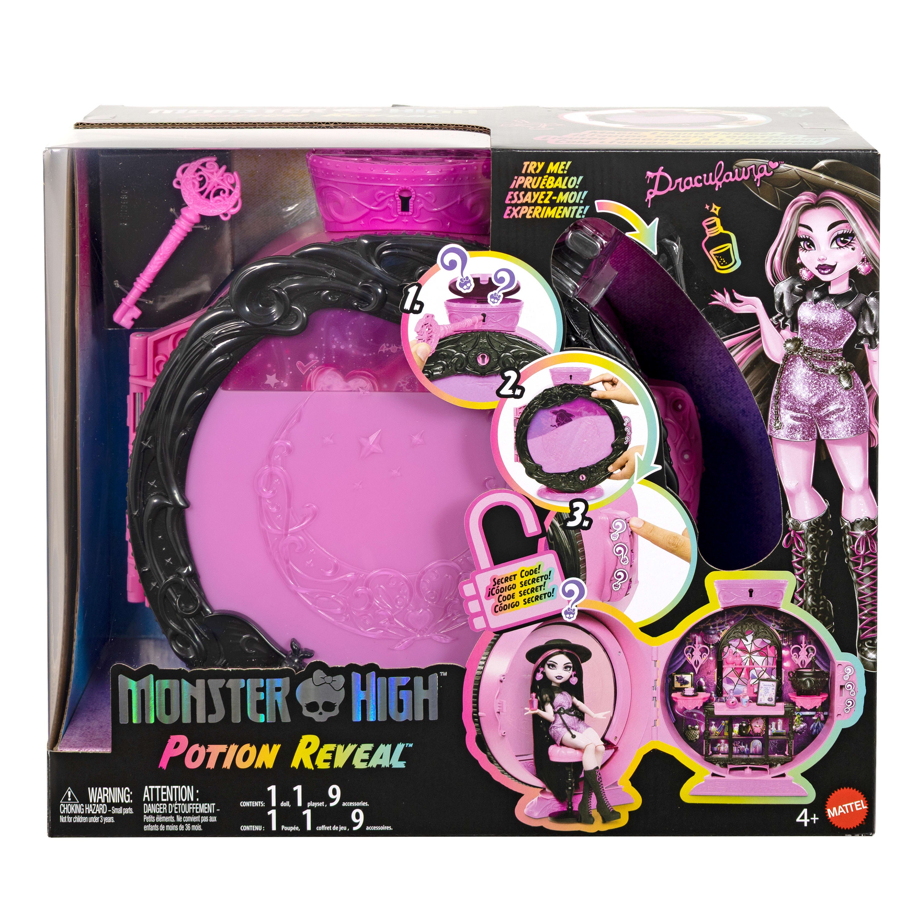 Monster High Potion Reveal med Draculaura-docka