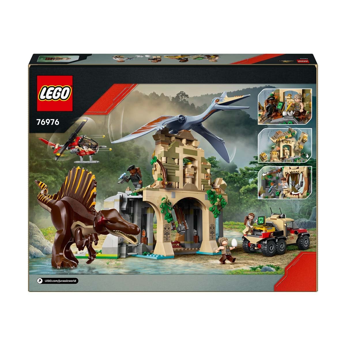 LEGO Jurassic World 76976, Flyguppdrag med spinosaurus och quetzalcoatlus