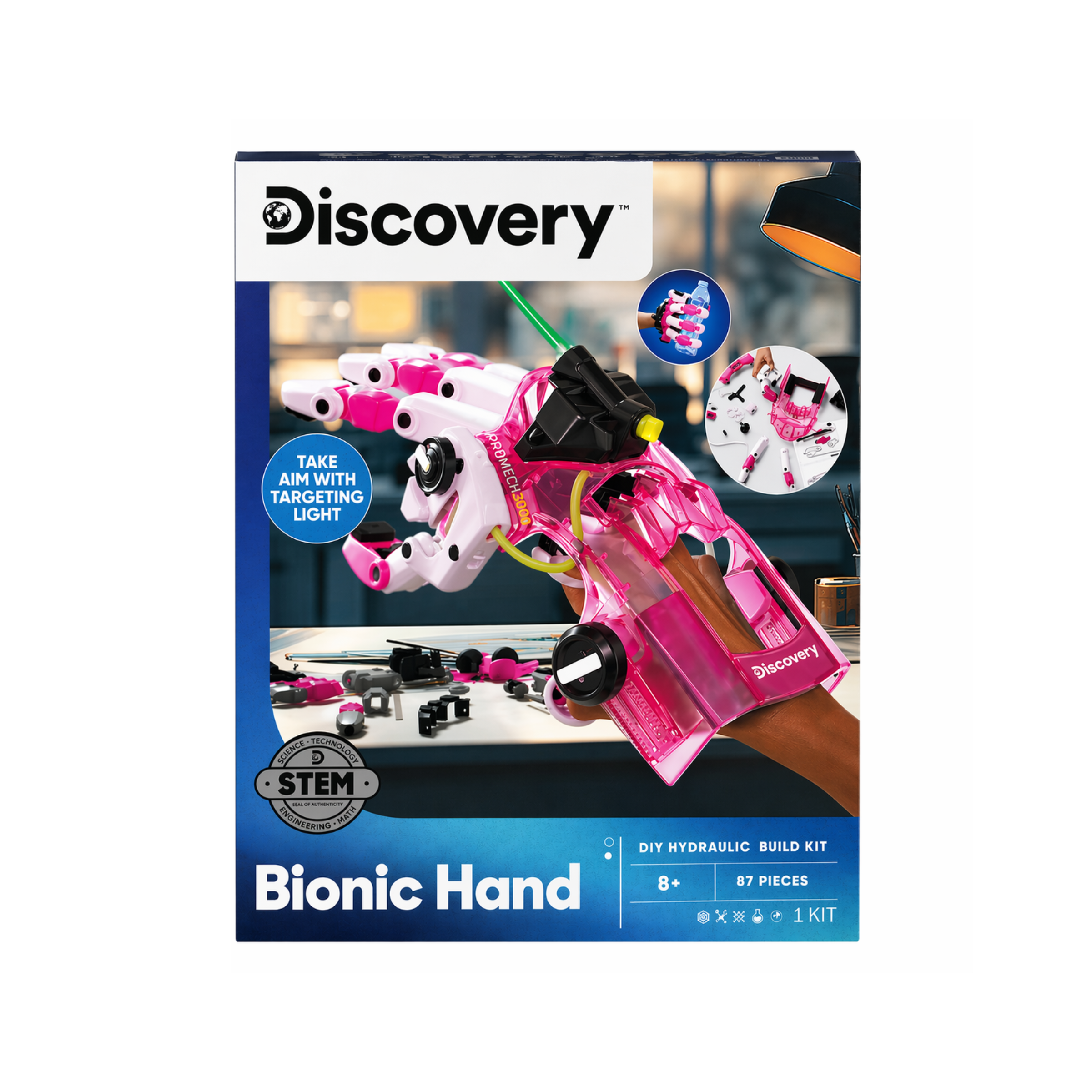 Discovery Hydraulisk Robothand Pink