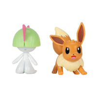 Pokémon Battle Disc Showdown Eevee vs Ralts