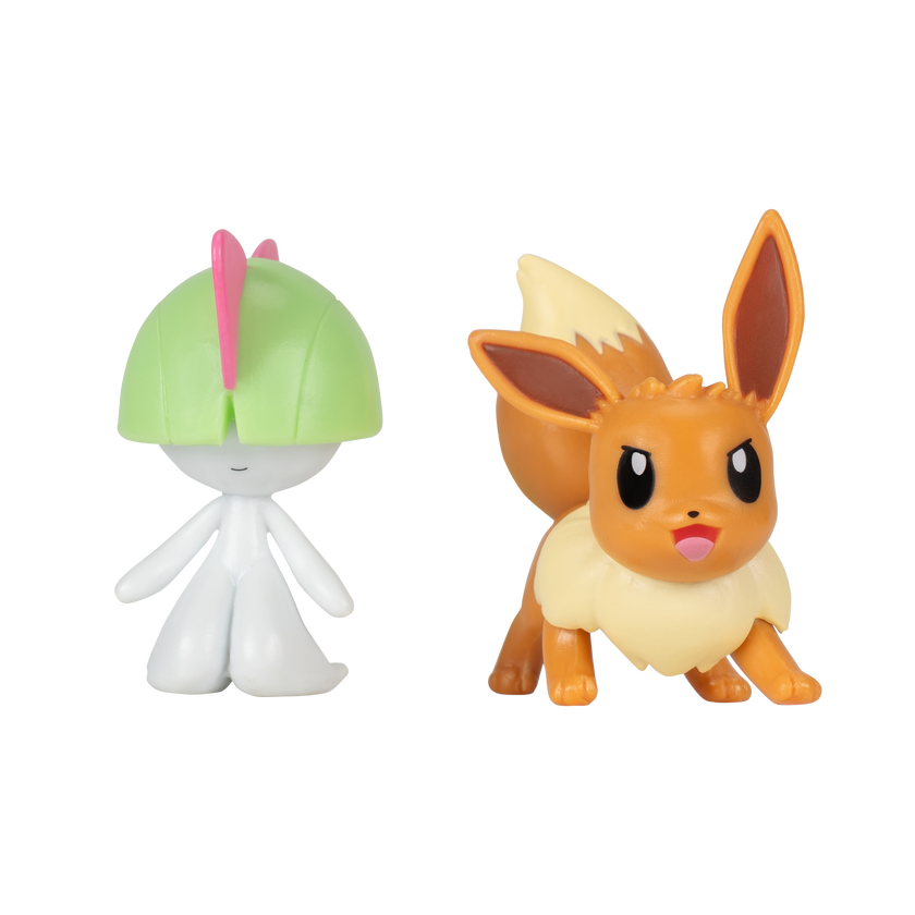 Pokémon Battle Disc Showdown Eevee vs Ralts