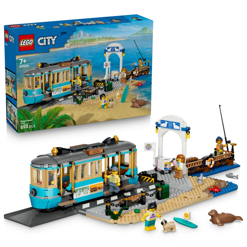 LEGO® City Klassisk strandspårvagn – Tågleksaker 60506