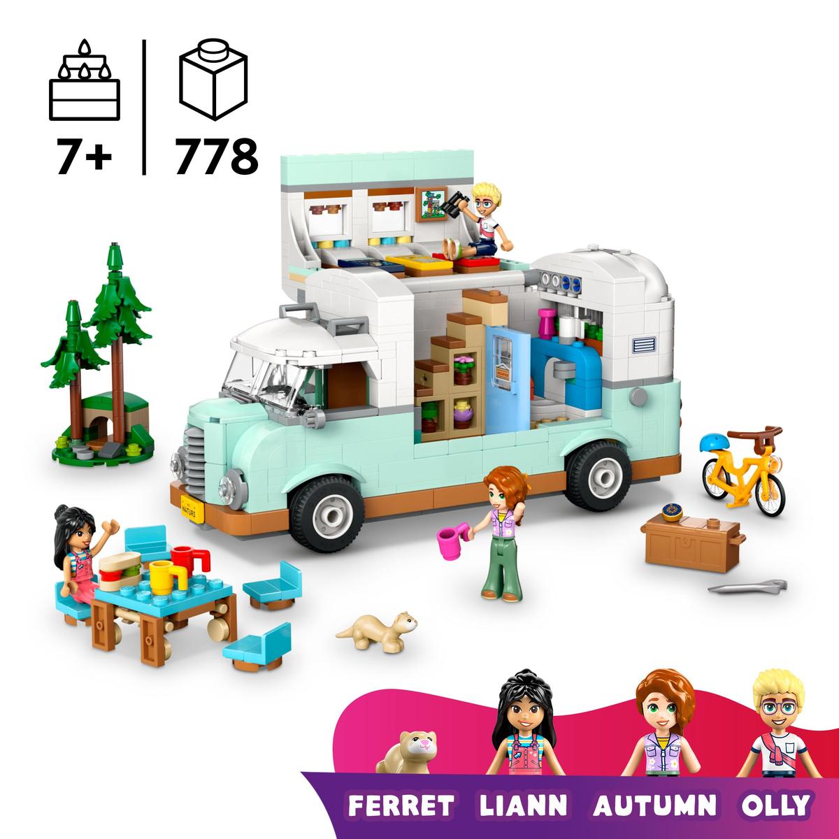LEGO Friends 42663, Vänskapsäventyr med husbil