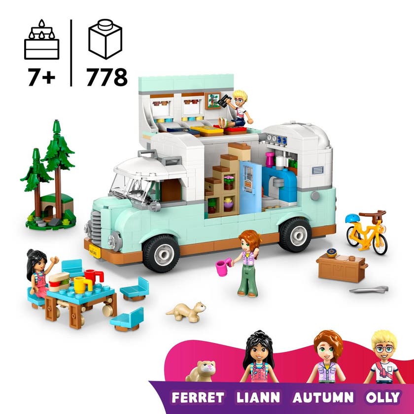 LEGO Friends 42663, Vänskapsäventyr med husbil