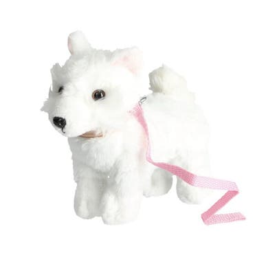 WEBBFYND 6” Posable Plush American Eskimo Pup