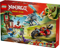LEGO® NINJAGO® Ninjornas fordonsstrid vid trädkojan Lekset 71857