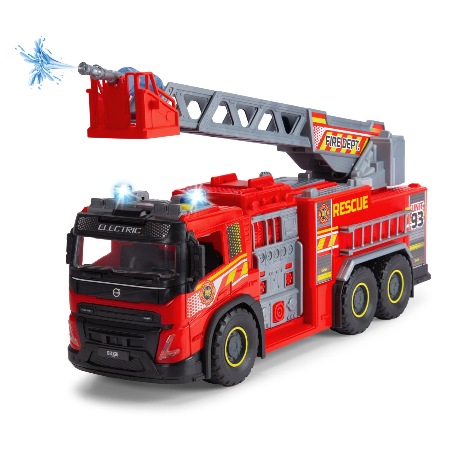 Dickie Toys Volvo FMX brandbil, 57 cm