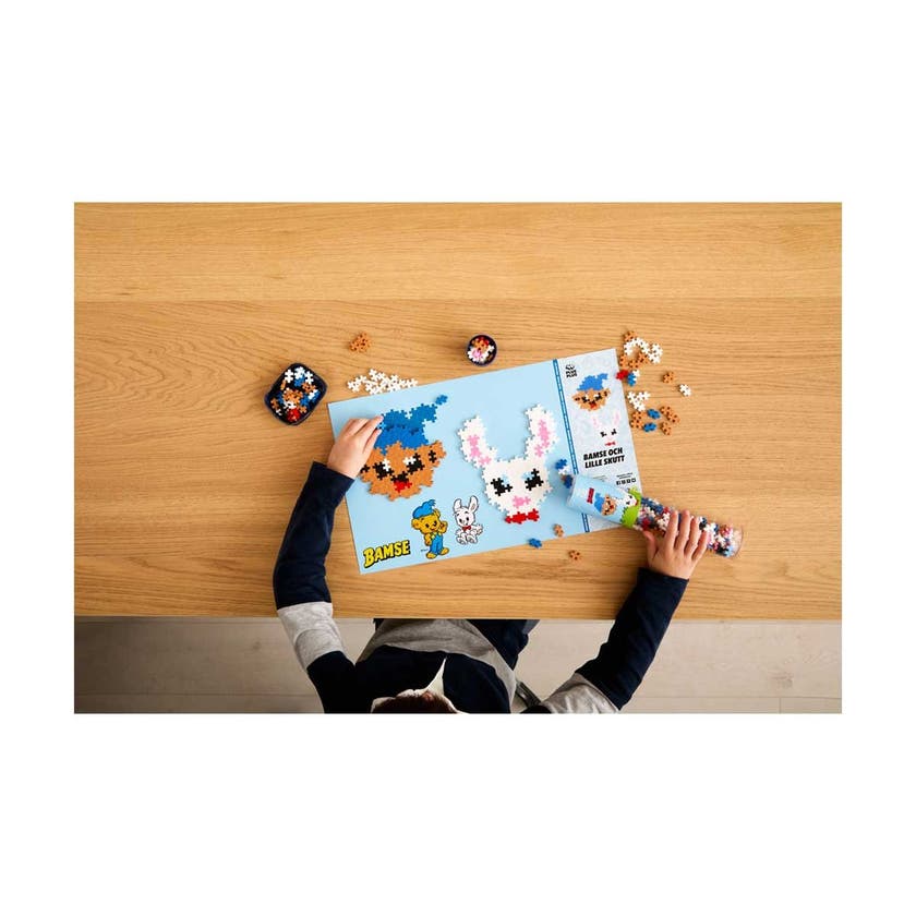 Plus-Plus Bamse & Lille Skutt 240 stk rör