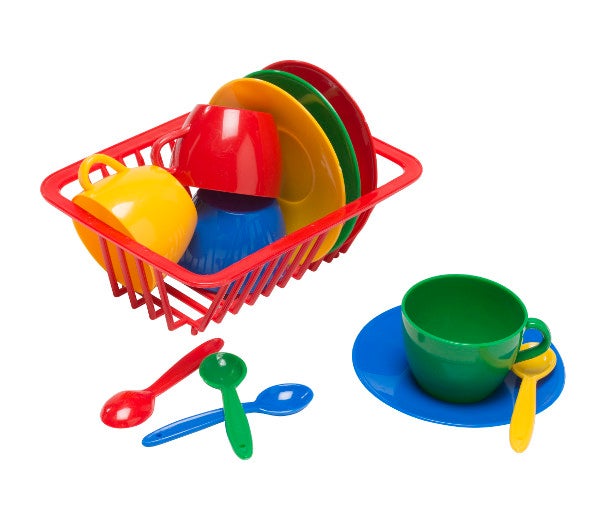 Kaffeservis med Diskställ