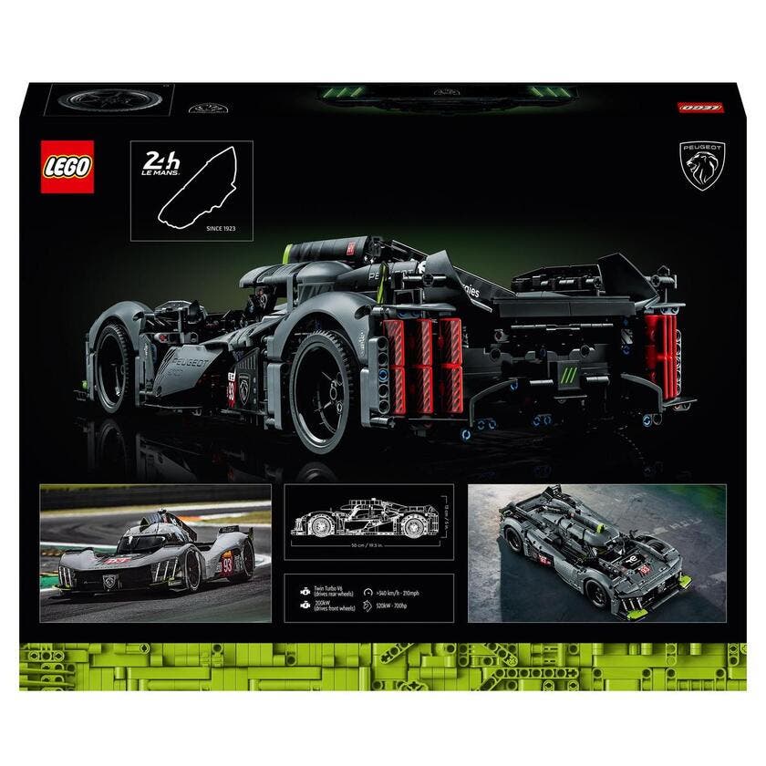LEGO Technic 42156, PEUGEOT 9X8 24H Le Mans Hybrid Hypercar