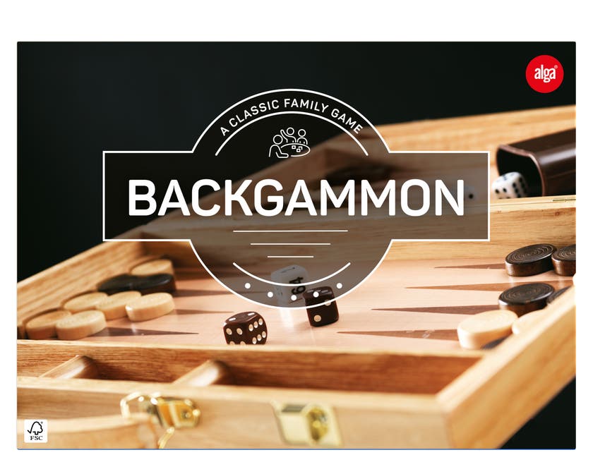 Backgammon – Strategispel för 2 spelare – Alga