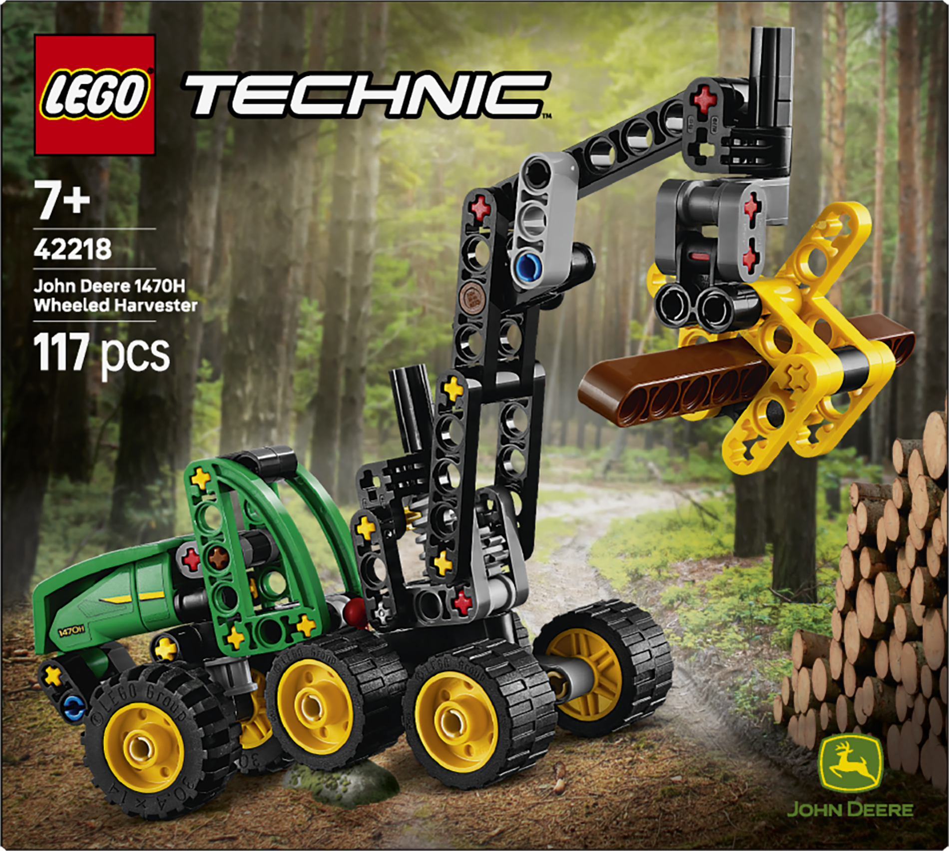 LEGO® Technic John Deere 1470H skogsmaskin 42218