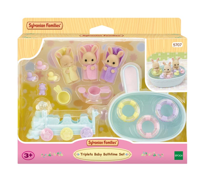 Sylvanian Families - Trillingbebisarnas badpaket