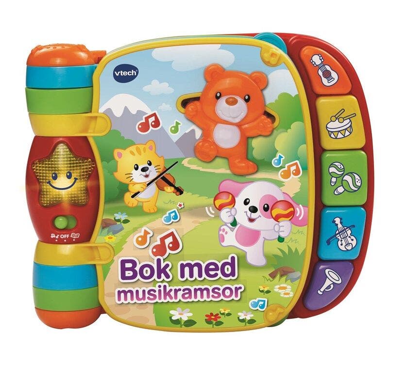 Vtech, Baby bok med musikramsor SE