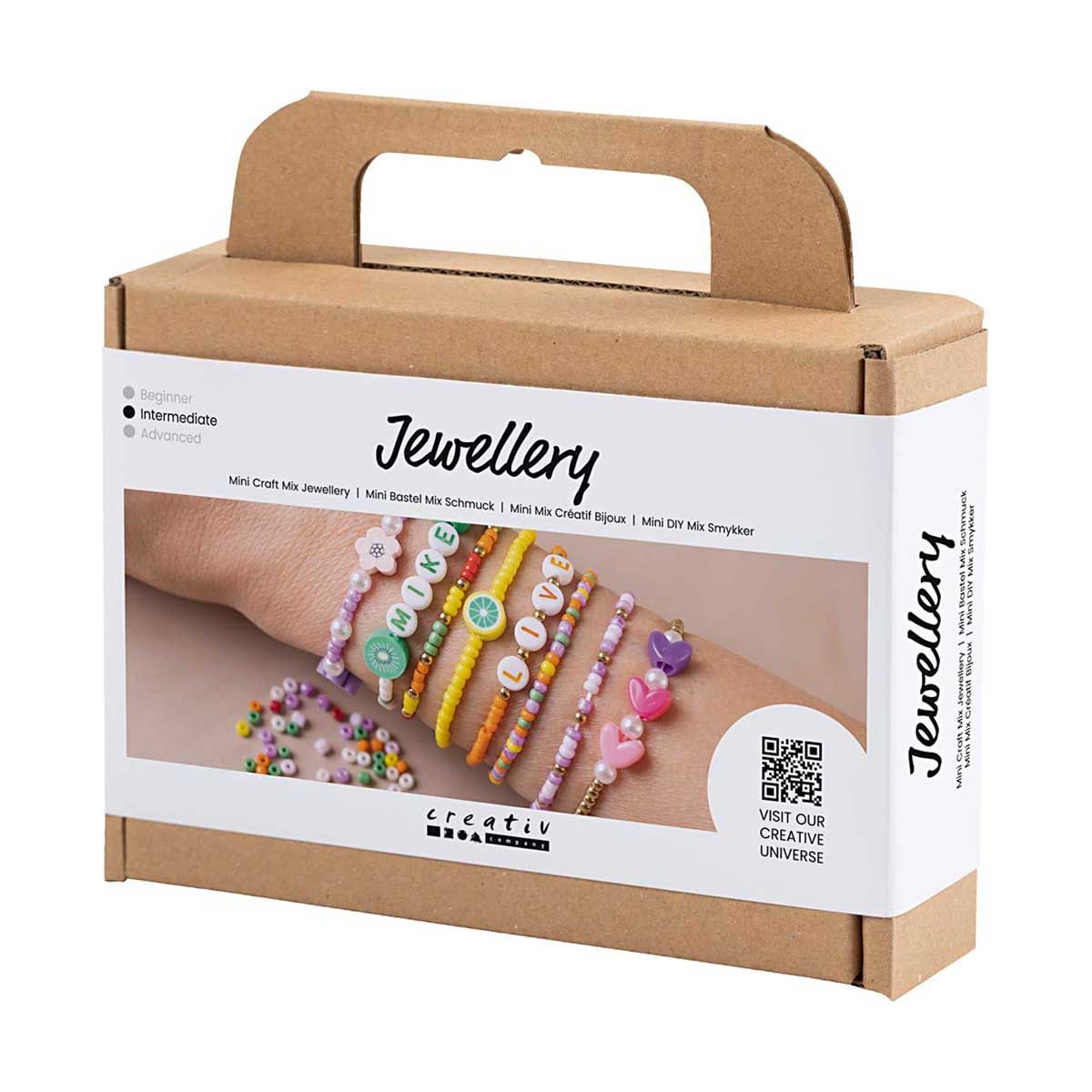 Mini Diy Mix Smycken, Färgstarka Armband, 1 Förp.