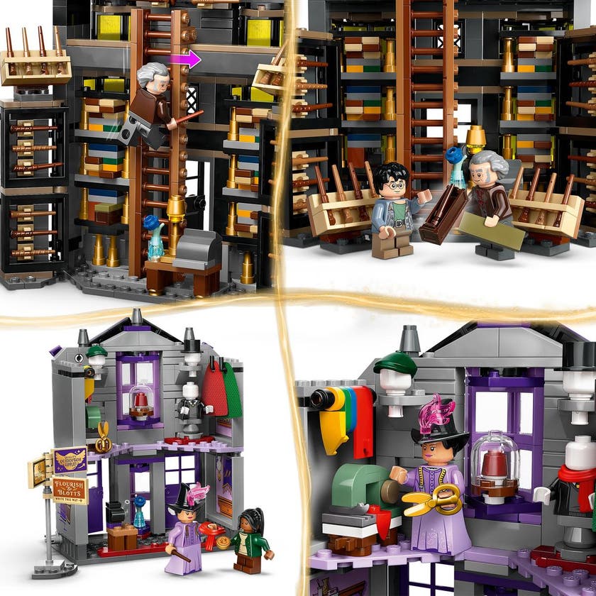 LEGO Harry Potter 76439, Ollivanders & Madam Malkins klädnader