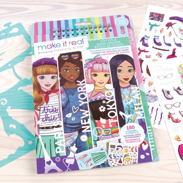 Make it Real, Fashion Design Sketchbook: City Style