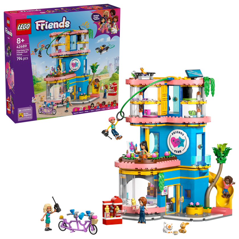 LEGO® Friends Vännernas klubbhus i Heartlake City Leksak 42689