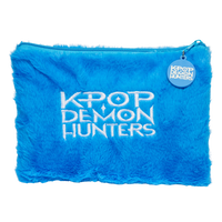 KPop Demon Hunters pennfodral med plysch – Derpy Tiger i mjuk, fluffig päls