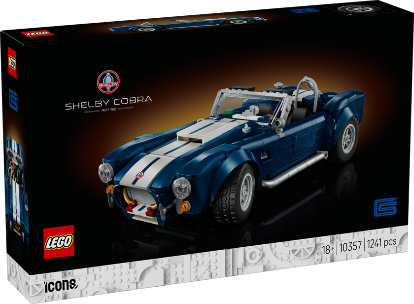 LEGO® Icons Shelby Cobra 427 S/C Bilset med samlarmodell för vuxna 10357