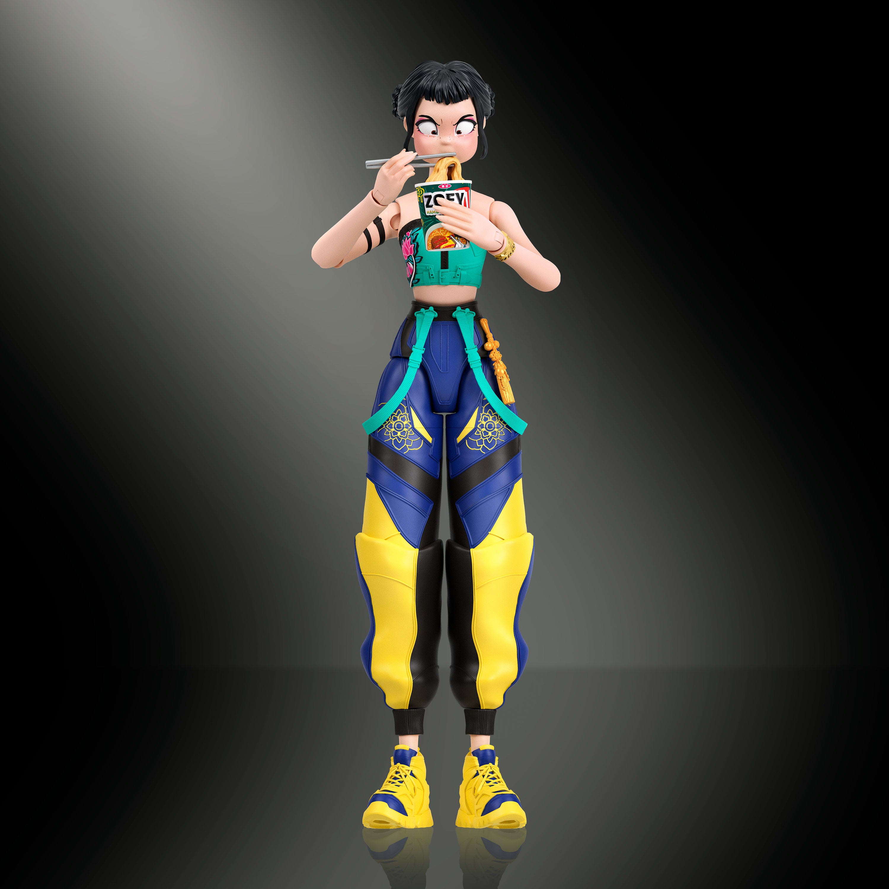 Mattel K-pop Demon Hunters Zoey Actionfigur